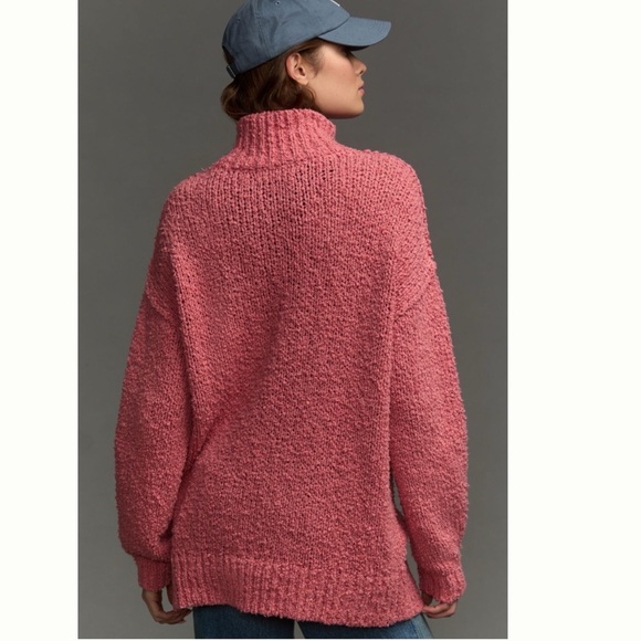 NWT Anthropologie The Need-lt Oversized Mock Neck Sweater - Picture 6 of 11